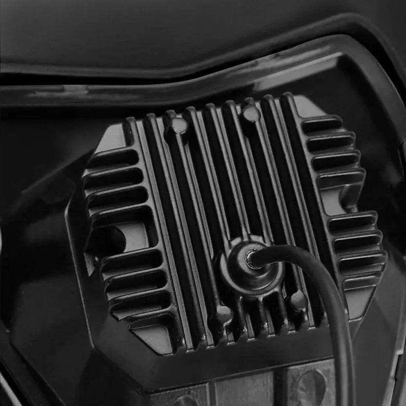 Projecteur LED moto + plaque / carenage Universel pour Enduro XDure GK2 noir Le Pratique du Motard