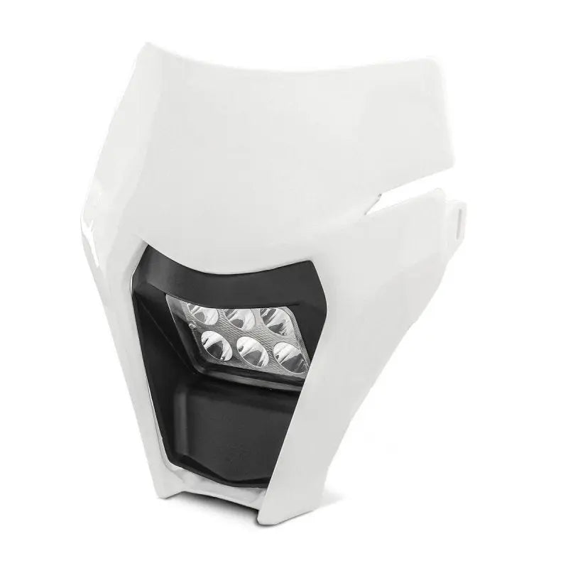 Projecteur LED moto + plaque pour Enduro XDure BK2 carenage Universel wit Le Pratique du Motard