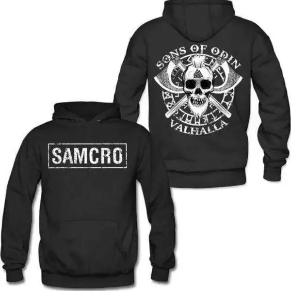 Pull a capuche Samcro - "Sons of odin" - Le Pratique du Motard