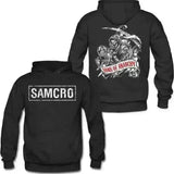 Pull a capuche "Sons of Anarchy SAMCRO " - Le Pratique du Motard