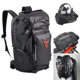 Sac à dos moto grand volume avec porte-casque - Le Pratique du Motard