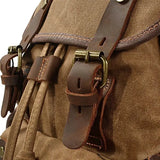 Sac à Dos Vintage moto - Retro marron - Le Pratique du Motard