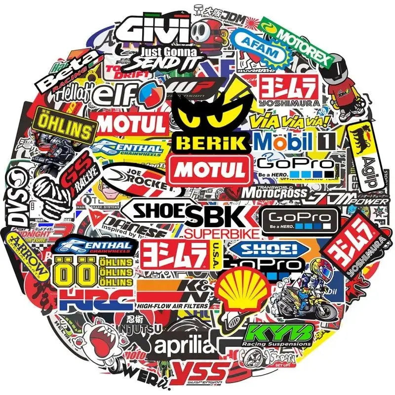 Stickers autocollants moto - Grande marque - Le Pratique du Motard