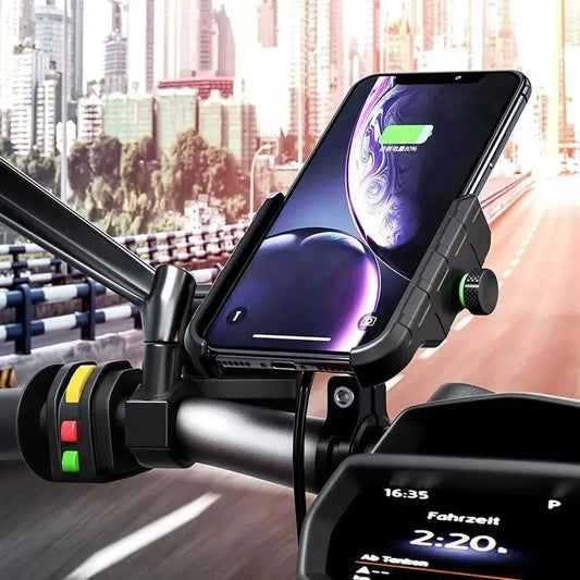 Support téléphone moto avec chargeur induction - Le Pratique du Motard