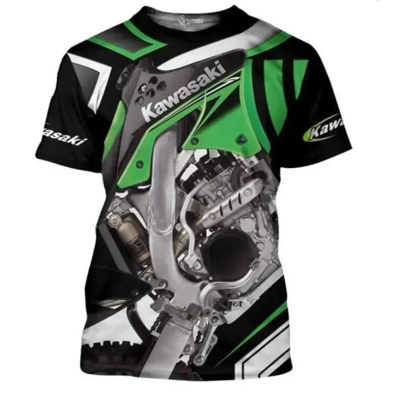 T-shirt motocross Kawasaki 250KX - Le Pratique du Motard
