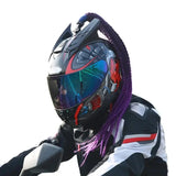 Tresse casque moto Bicolor - Le Pratique du Motard