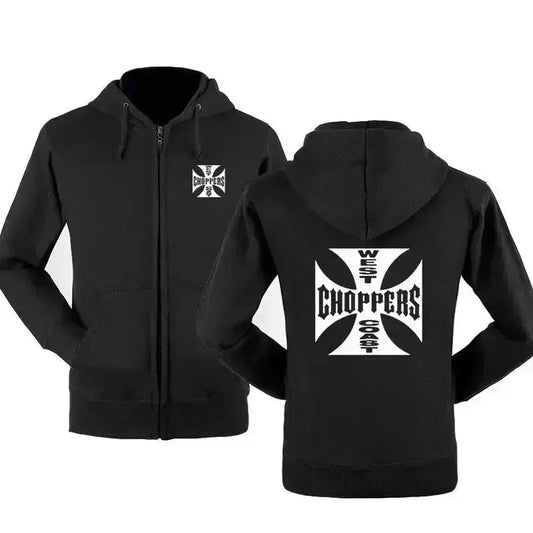 Veste a capuche - West Coast choppers - Le Pratique du Motard
