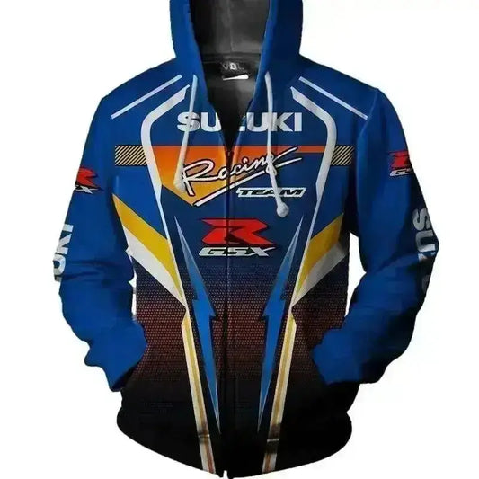 Veste a capuche zippée SUZUKI GSXR - Le Pratique du Motard