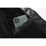 Veste cuir biker vintage - Speed RACE Noir - Le Pratique du Motard