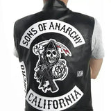 Veste en cuir sans manche "Sons of Anarchy" - Le Pratique du Motard