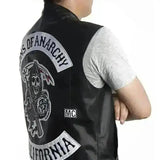 Veste en cuir sans manche "Sons of Anarchy" - Le Pratique du Motard